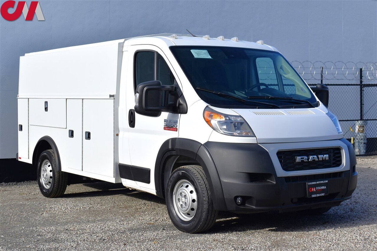 2022 RAM ProMaster 3500 136 WB  2dr Cutaway Chassis! Knapheide Service Body w/Multiple Locking Compartments! Bulkhead Partition! Back Up Cam! Driver Assist Tech! Tow/Haul Mode! Apple CarPlay! Android Auto! - Photo 1 - Portland, OR 97266