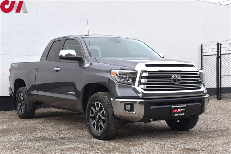 2018 Toyota Tundra Limited  4X4 4dr Double Cab Pickup SB (5.7L V8) Back Up Camera! Navigation! Lane Assist! 4L/4H/2WD! Tow Pkg! Bluetooth! Heated Leather Seats! All Weather Mats!
