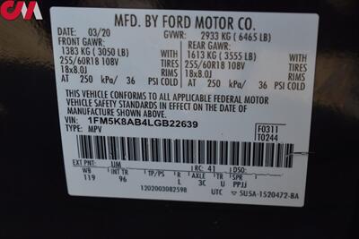 2020 Ford Explorer Police Interceptor Utility  AWD 4dr SUV! Certified Calibration! Backup Camera! Bluetooth! Tow Hitch! Driver Side Spotlight! All Weather Floormats! - Photo 22 - Portland, OR 97266