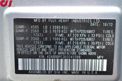 2013 Subaru Outback 2.5i Limited AWD 4dr Wagon! Back Up Camera! EyeSight Assist Tech! Bluetooth! Navigation! Heated Leather Seats! Sunroof! Roof-Rails! - Photo 36 - Portland, OR 97266