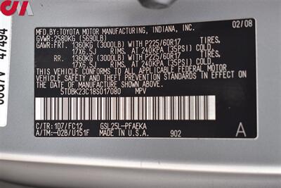 2008 Toyota Sienna LE 7-Passenger  AWD 4dr Mini-Van! Traction Control! Front & Side Curtain Airbags! Dual Sliding Doors! Tri-Zone Climate Control! Spacious 3rd Row! Flexible Cargo Space! - Photo 30 - Portland, OR 97266