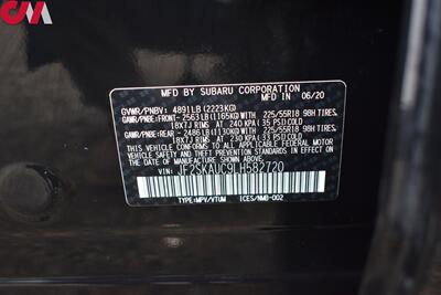 2020 Subaru Forester Limited  AWD 4dr Crossover! EyeSight Assist! X-Mode! SI-Drive! Blind Spot Monitor! Back-Up Cam! GPS Nav! Apple CarPlay! Android Auto! Heated Leather Seats! Sunroof! Power Liftgate! - Photo 34 - Portland, OR 97266