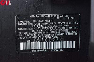 2019 Subaru Forester Sport AWD 4dr Crossover! X-Mode! SI-Drive! EyeSight Assist! Back Up Camera! Apple CarPlay! Android Auto! Heated Seats! Pano-Sunroof! Roof Rack! - Photo 35 - Portland, OR 97266