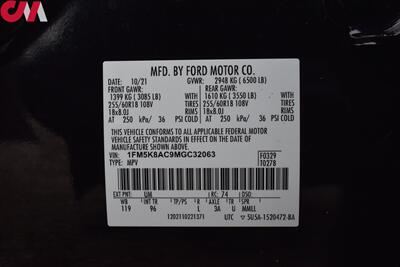 2021 Ford Explorer Police Interceptor Utility  AWD 4dr SUV! Certified Calibration! Back Up Camera! Park Assist Sensors! Bluetooth/USB! Vehicle Hotspot/Onboard Modem ESN! - Photo 30 - Portland, OR 97266