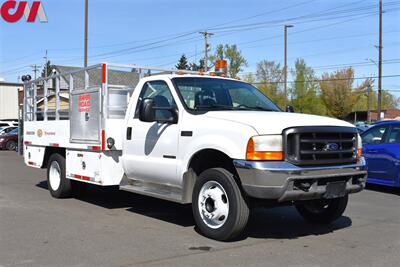 1999 Ford F-450 UTILITY TRUCK WITH LIFT GATE  V8 Super Duty Diesel Dually! 12 Ft. Bed! Hydraulic Lift Gate! Toolbox Storage! - Photo 1 - Portland, OR 97266