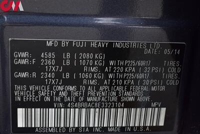 2014 Subaru Outback 2.5i  AWD 4dr Wagon CVT Hill Start Assist! Traction Control!  Bluetooth & Aux! 24 City MPG! 30 Hwy MPG! - Photo 26 - Portland, OR 97266