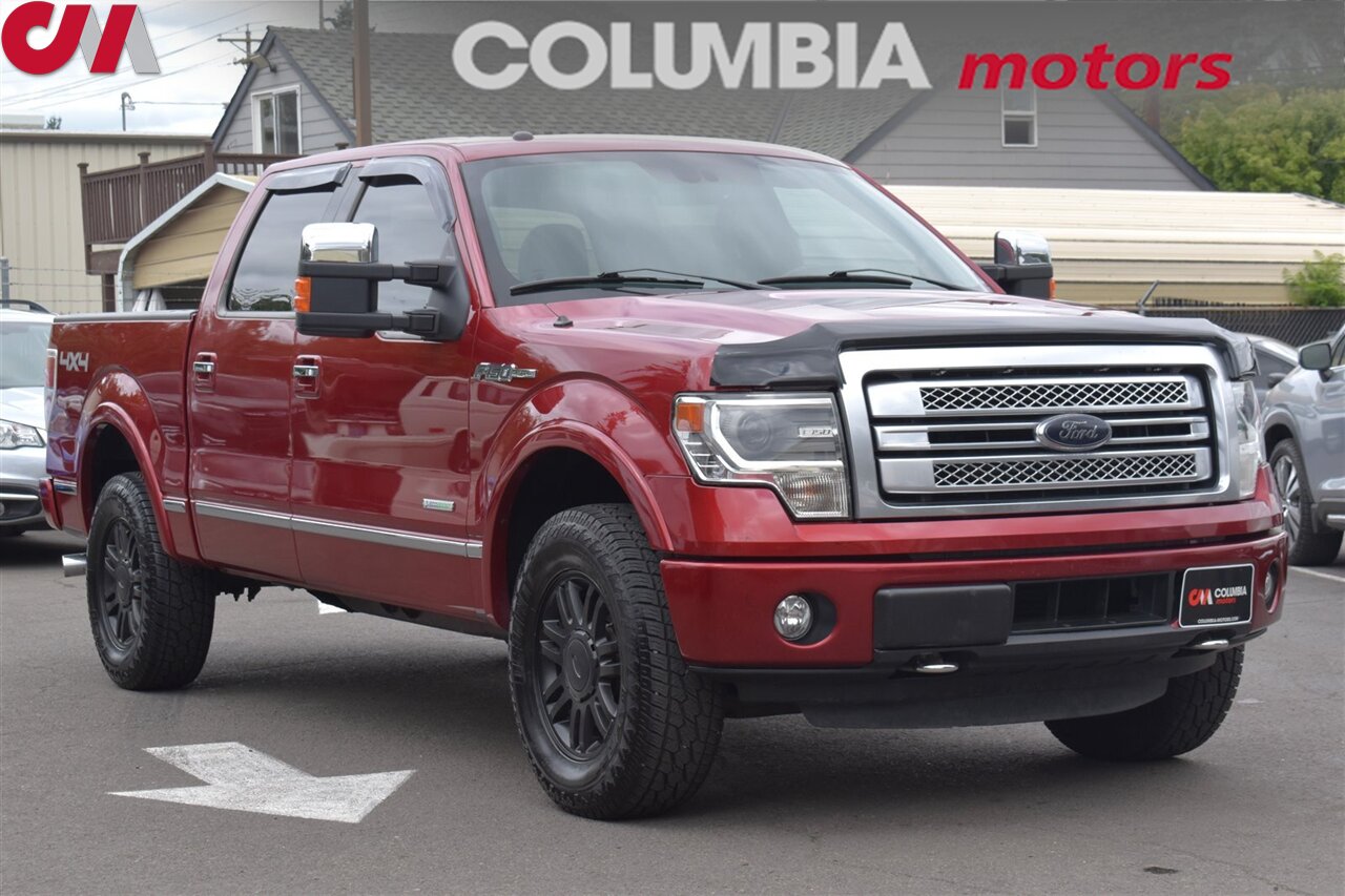 2014 Ford F-150 Platinum  4x4 4dr SuperCrew Styleside 5.5 ft. SB**BY APPOINTMENT ONLY** Back Up Camera! Bluetooth! Tow Package! Heated & Ventilated Leather Seats! Sunroof! Sony Sound! - Photo 1 - Portland, OR 97266