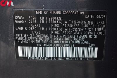 2025 Subaru Outback Wilderness AWD 4dr Crossover! EyeSight Assist Tech! Adaptive Cruise! Lane Keep Assist! Pre-Collision Braking! Blind-Spot Monitoring! Rear Cross-Traffic Alert! Apple CarPlay & Android Auto! - Photo 34 - Portland, OR 97266