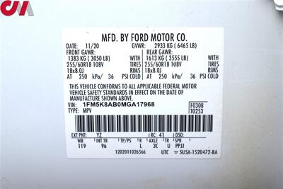 2021 Ford Explorer Police Interceptor Utility  AWD 4dr SUV Backup Cam! Bluetooth w/Voice Activation! Hitch Insert F/Towing! Snow & Sand Mode! Driver Side Spotlight! - Photo 31 - Portland, OR 97266