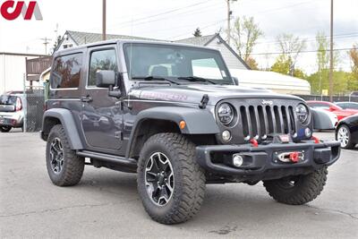 2016 Jeep Wrangler Rubicon Hard Rock  2dr SUV 6 Speed Manual! Bluetooth! Heated Leather Seats! Cosmo Mud Kicker Terrain Tires! WARN PowerSports Winch! Mount w/2 Water Tanks! Tow Hitch! - Photo 1 - Portland, OR 97266