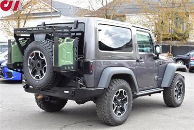 2016 Jeep Wrangler Rubicon Hard Rock  2dr SUV 6 Speed Manual! Bluetooth! Heated Leather Seats! Cosmo Mud Kicker Terrain Tires! WARN PowerSports Winch! Mount w/2 Water Tanks! Tow Hitch! - Photo 5 - Portland, OR 97266