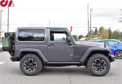 2016 Jeep Wrangler Rubicon Hard Rock  2dr SUV 6 Speed Manual! Bluetooth! Heated Leather Seats! Cosmo Mud Kicker Terrain Tires! WARN PowerSports Winch! Mount w/2 Water Tanks! Tow Hitch! - Photo 6 - Portland, OR 97266