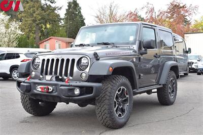 2016 Jeep Wrangler Rubicon Hard Rock  2dr SUV 6 Speed Manual! Bluetooth! Heated Leather Seats! Cosmo Mud Kicker Terrain Tires! WARN PowerSports Winch! Mount w/2 Water Tanks! Tow Hitch! - Photo 8 - Portland, OR 97266