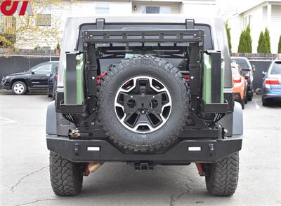 2016 Jeep Wrangler Rubicon Hard Rock  2dr SUV 6 Speed Manual! Bluetooth! Heated Leather Seats! Cosmo Mud Kicker Terrain Tires! WARN PowerSports Winch! Mount w/2 Water Tanks! Tow Hitch! - Photo 4 - Portland, OR 97266