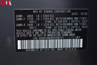 2023 Subaru Outback Limited AWD 4dr Crossover EyeSight Assist! X-Mode! Park Assist! Apple CarPlay! Android Auto! Full Heated Leather Seats! Power Liftgate! - Photo 35 - Portland, OR 97266