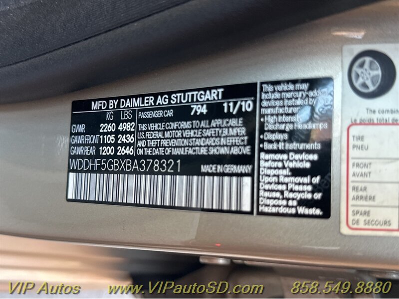 2011 Mercedes-Benz E 350 Luxury - Photo 41 - San Diego, CA 92126