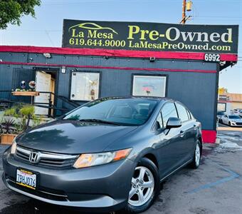 2012 Honda Civic Natural Gas w/Navi  50k Miles, One Owner Sedan