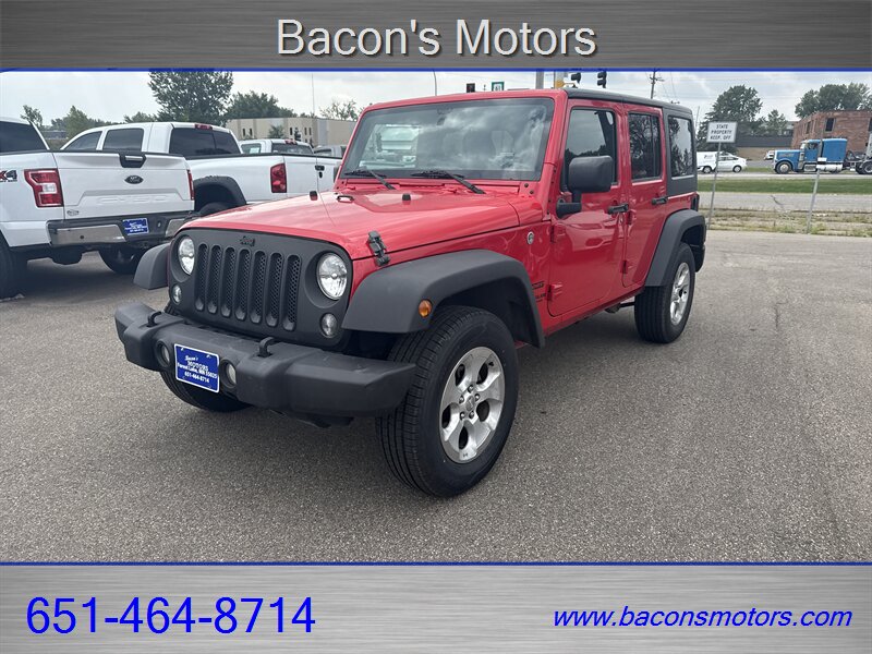 2016 Jeep Wrangler Unlimited Sport S