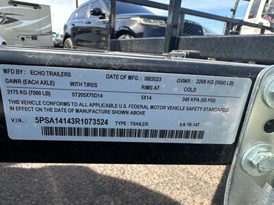 2023 Echo Trailers Dual Axle - Photo 5 - Mesa, AZ 85201