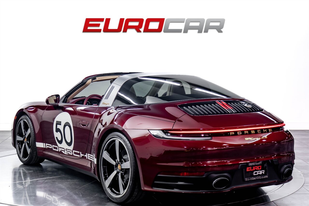 2021 Porsche 911 Targa 4S Heritage De  Edition *FRONT AXLE LIFT SYSTEM * SPORT EXAHUST * HUGE OPTION LIST* - Photo 3 - Costa Mesa, CA 92626