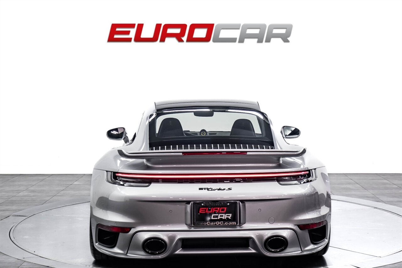 2021 Porsche 911 Turbo S  *SPORTDESIGN PACKAGE * SPORT EXHAUST * CERAMIC BRAKES* - Photo 4 - Costa Mesa, CA 92626