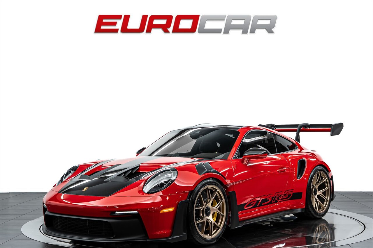 2025 Porsche 911 GT3 RS *WEISSACH PACKAGE * CARBON BUCKET SEATS* *WEISSACH PACKAGE * FRONT AXLE LIFT * RARE COLOR* - Photo 1 - Costa Mesa, CA 92626