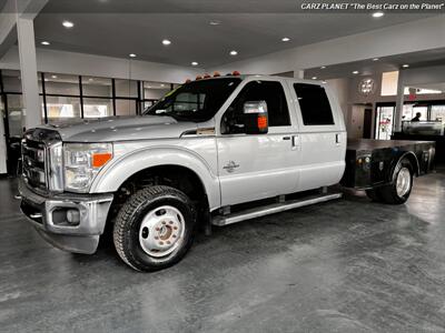 2015 Ford F-350 Super Duty Lariat FLATBED DUALLY DIESEL TRUCK 4WD   - Photo 1 - Portland, OR 97267