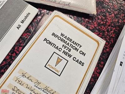 1978 PONTIAC TRANS AM - Photo 89 - Bismarck, ND 58503