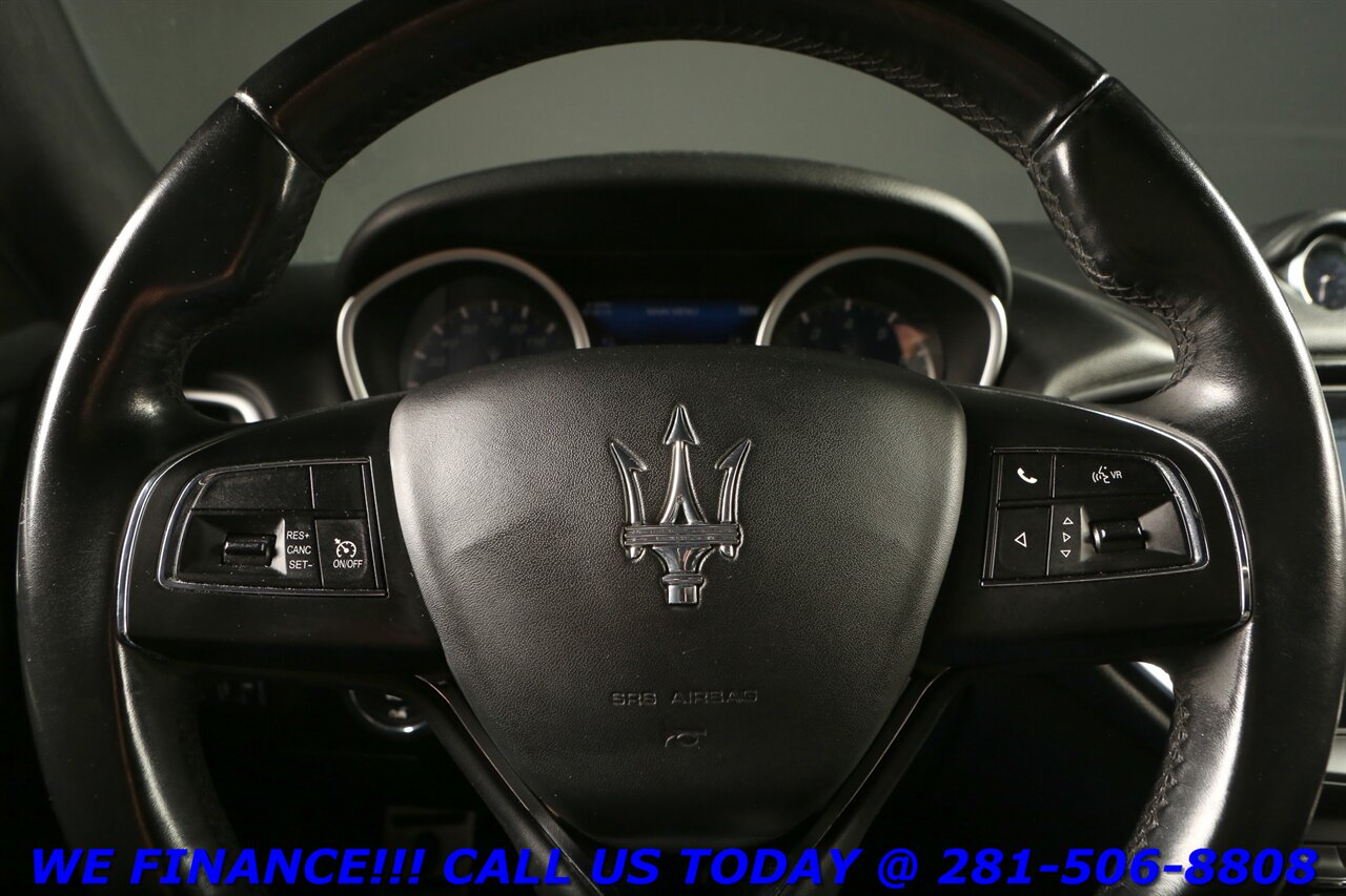 2017 Maserati Ghibli 2017 TWIN-TURBO PREM PKG NAV SUN BLIND CAMERA 76K   - Photo 14 - Houston, TX 77031