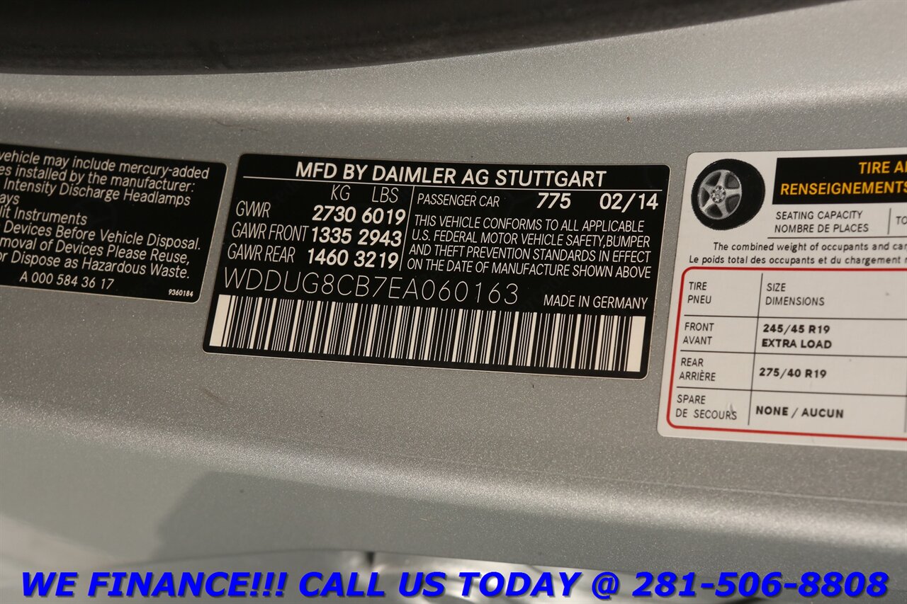 2014 Mercedes-Benz 2014 S 550 NAV PANO ADAPT CRUISE BLIND CAMERA 43K   - Photo 30 - Houston, TX 77031
