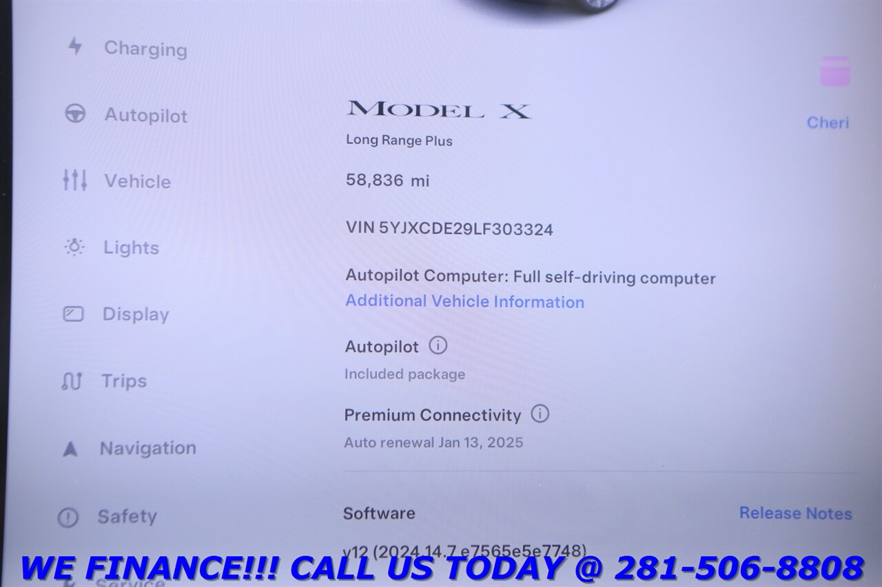 2020 Tesla Model X 2020 Long Range Plus AWD FSD AUTOPILOT   - Photo 16 - Houston, TX 77031