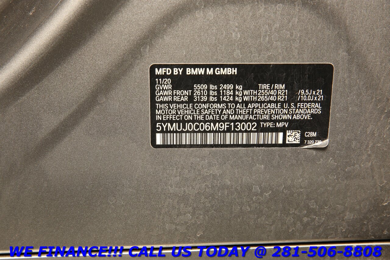 2021 BMW X4M Competition 2021 COMPETITION EXEC PKG AWD NAV HUD PANO 55K MLS   - Photo 36 - Houston, TX 77031