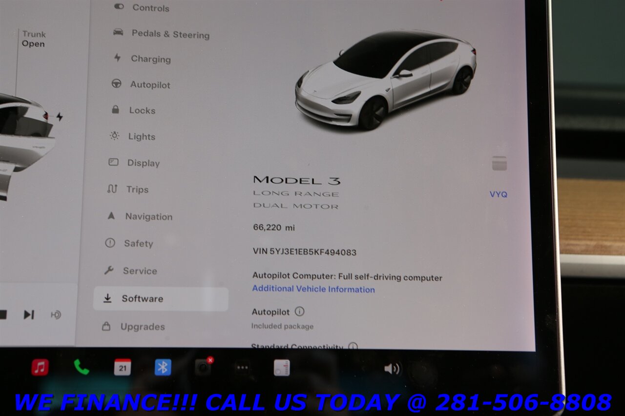 2019 Tesla Model 3 2019 Long Range AWD FSD AUTOPILOT NAV PANO CAMERA   - Photo 16 - Houston, TX 77031