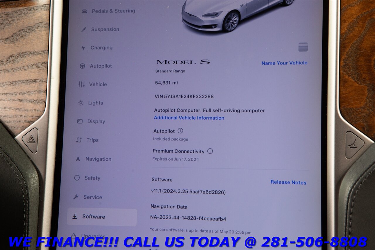 2019 Tesla Model S 2019 AWD FSD AUTOPILOT NAV PANO BLIND HEATSEAT 54K   - Photo 16 - Houston, TX 77031