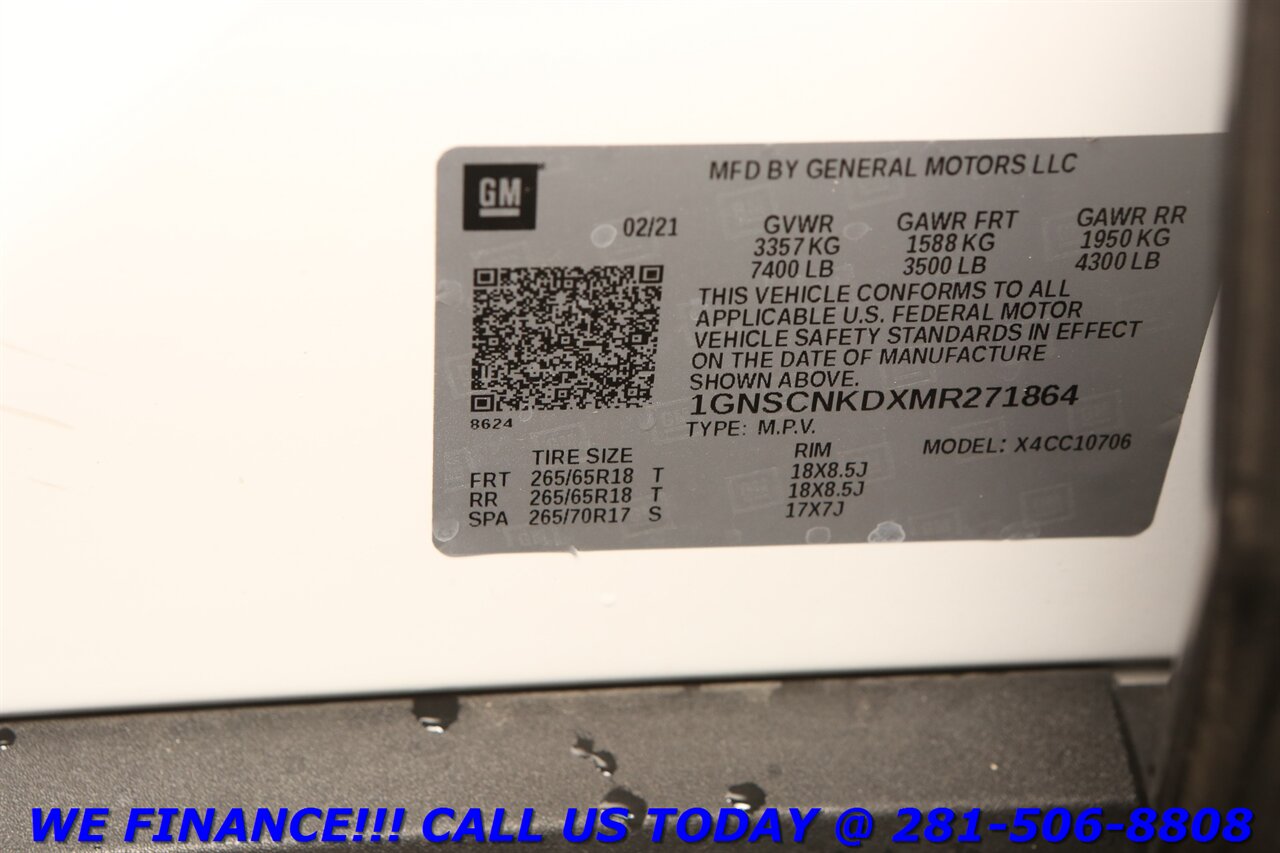 2021 Chevrolet Tahoe 2021 LT CARPLAY ADAPT CRUISE CAPTAIN CHAIRS 7PASS   - Photo 31 - Houston, TX 77031