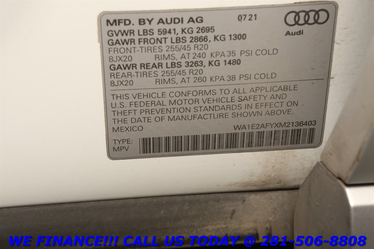 2021 Audi Q5 2021 E Quattro Premium Plus PLUG-IN HYBRID AWD 52K   - Photo 30 - Houston, TX 77031