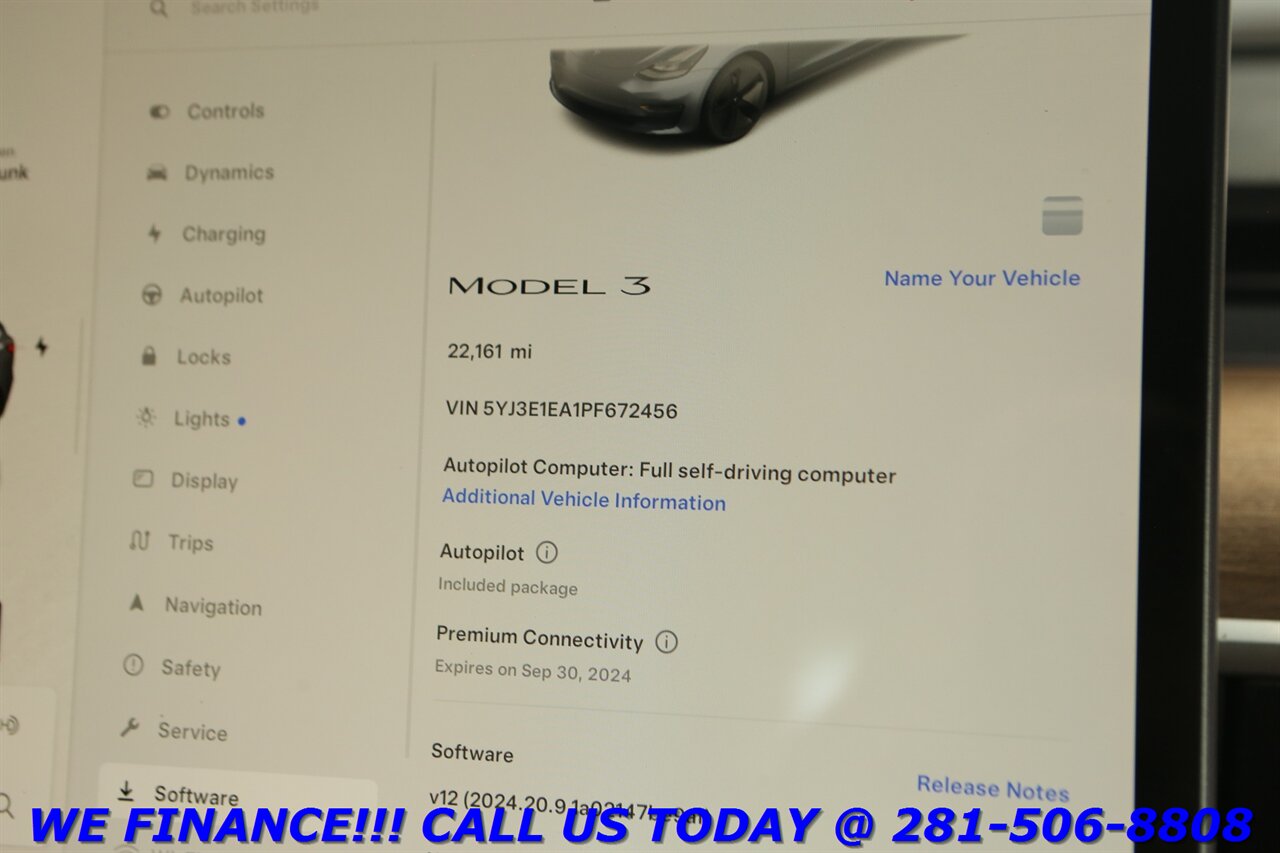 2023 Tesla Model 3 2023 AUTOPILOT NAV PANO BLIND HEATSEAT 22K   - Photo 16 - Houston, TX 77031