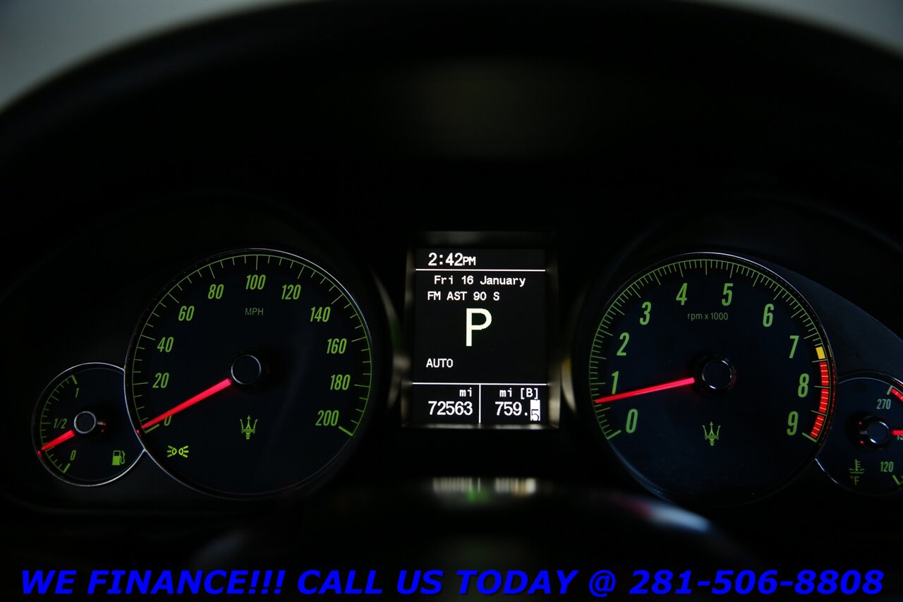 2012 Maserati Gran Turismo 2012 S SPORT HEATSEAT WOOD BOSE 72K MLS - Photo 13 - Houston, TX 77031