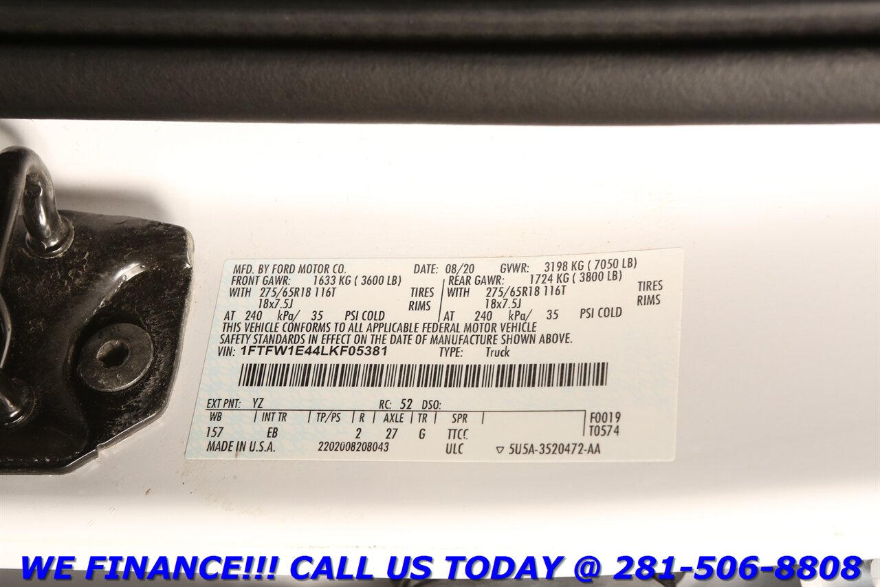 2020 Ford F-150 2020 Lariat SuperCrew 4x4 3.5L ECOBOOST BLIND   - Photo 28 - Houston, TX 77031