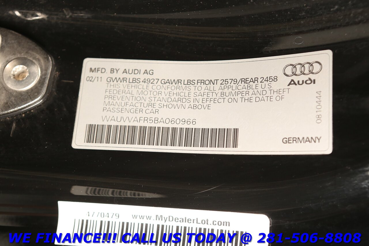 2011 Audi S5 2011 4.2 Quattro Prestige AWD NAV SUN BLIND 68K   - Photo 29 - Houston, TX 77031