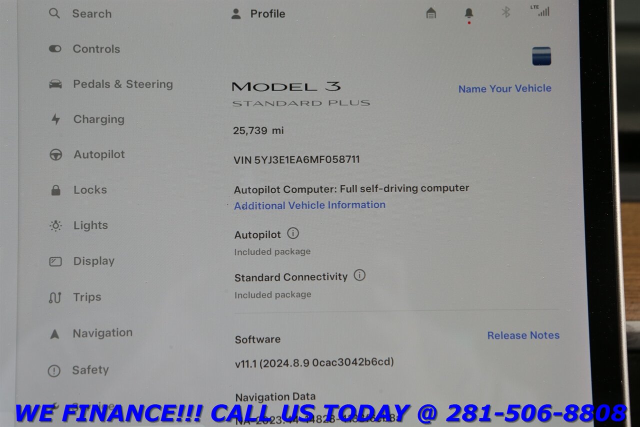 2021 Tesla Model 3 2021 FSD AUTOPILOT NAV PANO BLND 25K   - Photo 16 - Houston, TX 77031