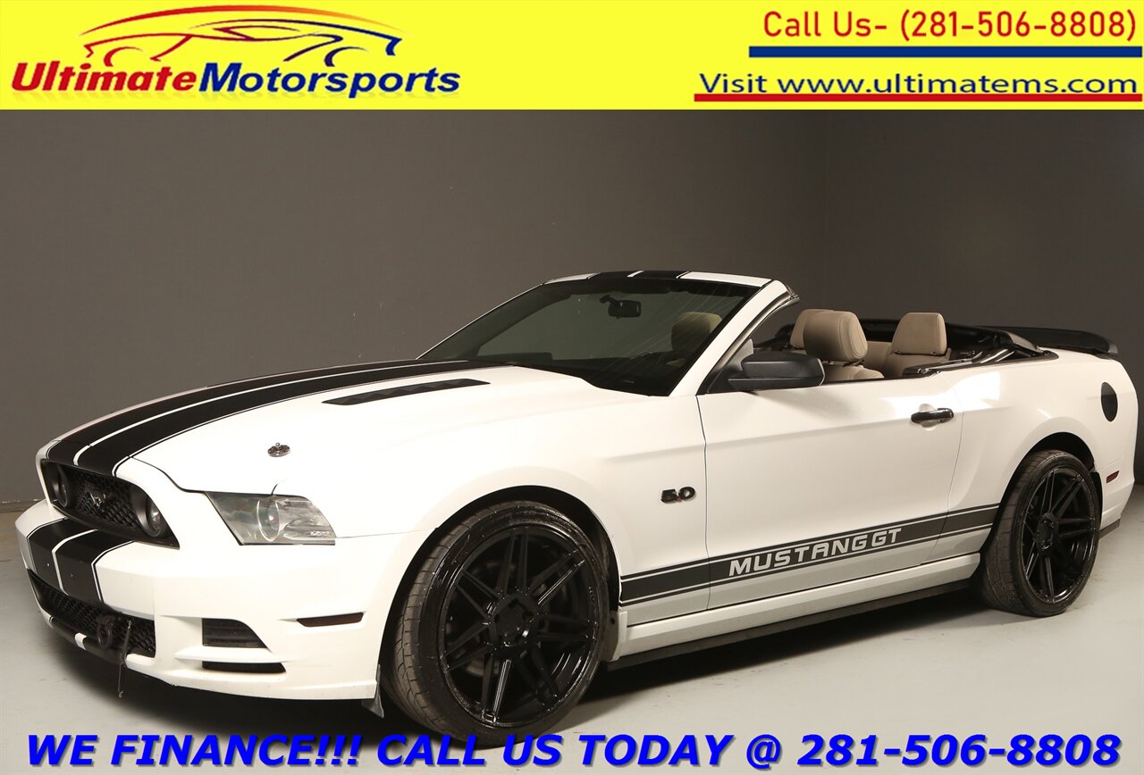 2014 Ford Mustang 2014 GT 5.0L V8 CONVERTIBLE AUTO CRUISE 20 "ALLOYS   - Photo 1 - Houston, TX 77031
