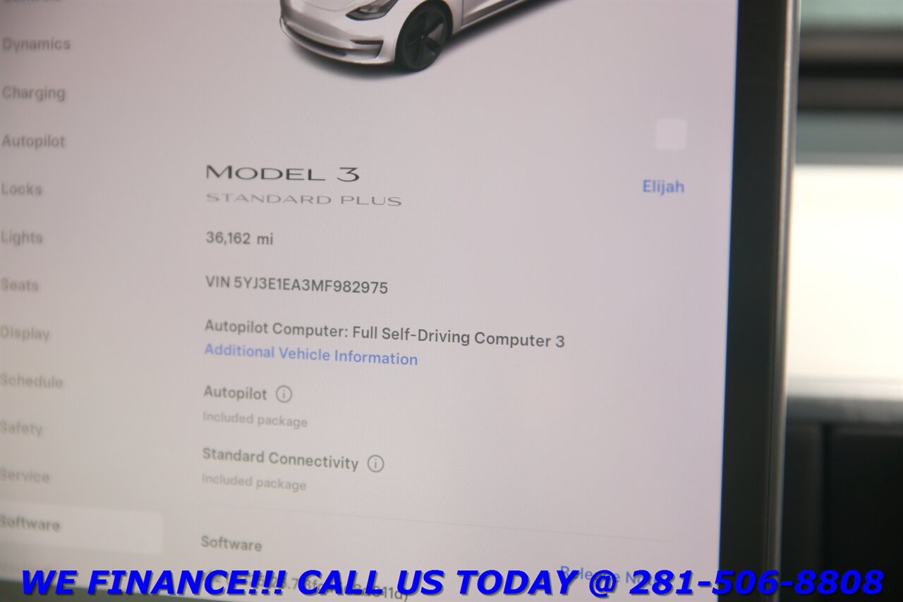 2021 Tesla Model 3 2021 FSD3 AUTOPILOT NAV PANO HEATSEAT 36K MLS   - Photo 16 - Houston, TX 77031