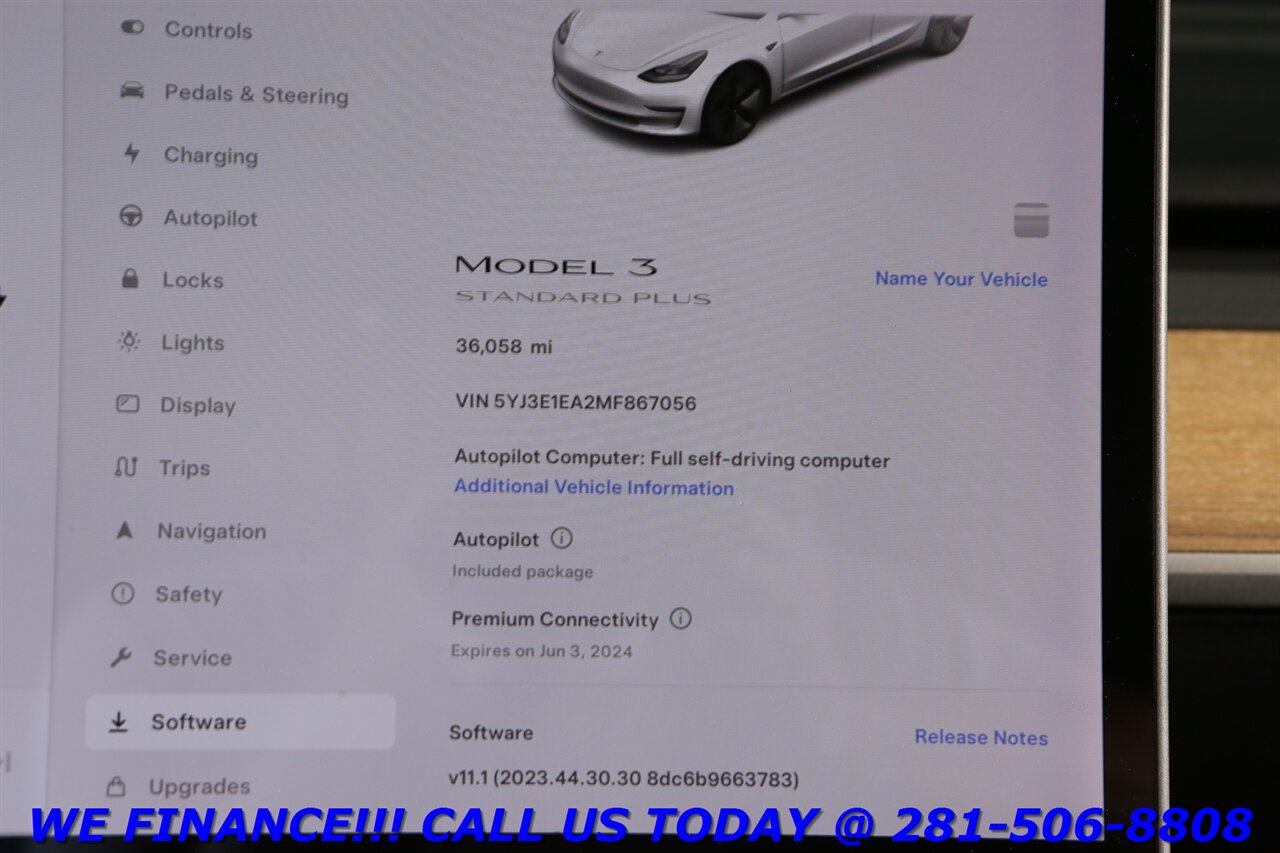 2021 Tesla Model 3 2021 FSD AUTOPILOT NAV PANO BLIND 36K   - Photo 16 - Houston, TX 77031