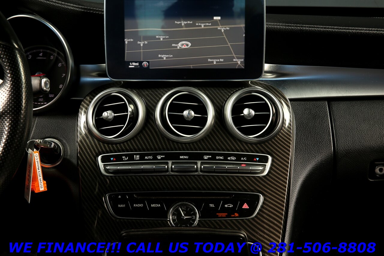 2015 Mercedes-Benz 2015 C400 4MATIC AWD NAV PANO BLIND CAMERA BURM   - Photo 17 - Houston, TX 77031