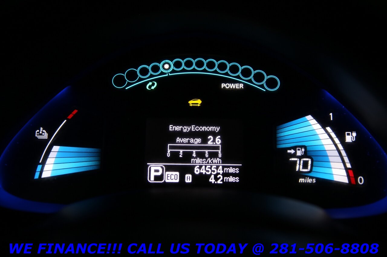 2013 Nissan LEAF 2013 S DUAL PORT QUICK CHARGE CAMERA KEYGO 64K MLS   - Photo 14 - Houston, TX 77031