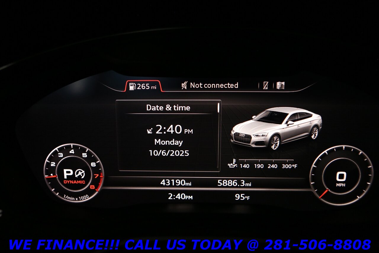 2018 Audi A5 2018 2.0T Quattro Premium Plus AWD NAV SUN 43K MLS   - Photo 15 - Houston, TX 77031