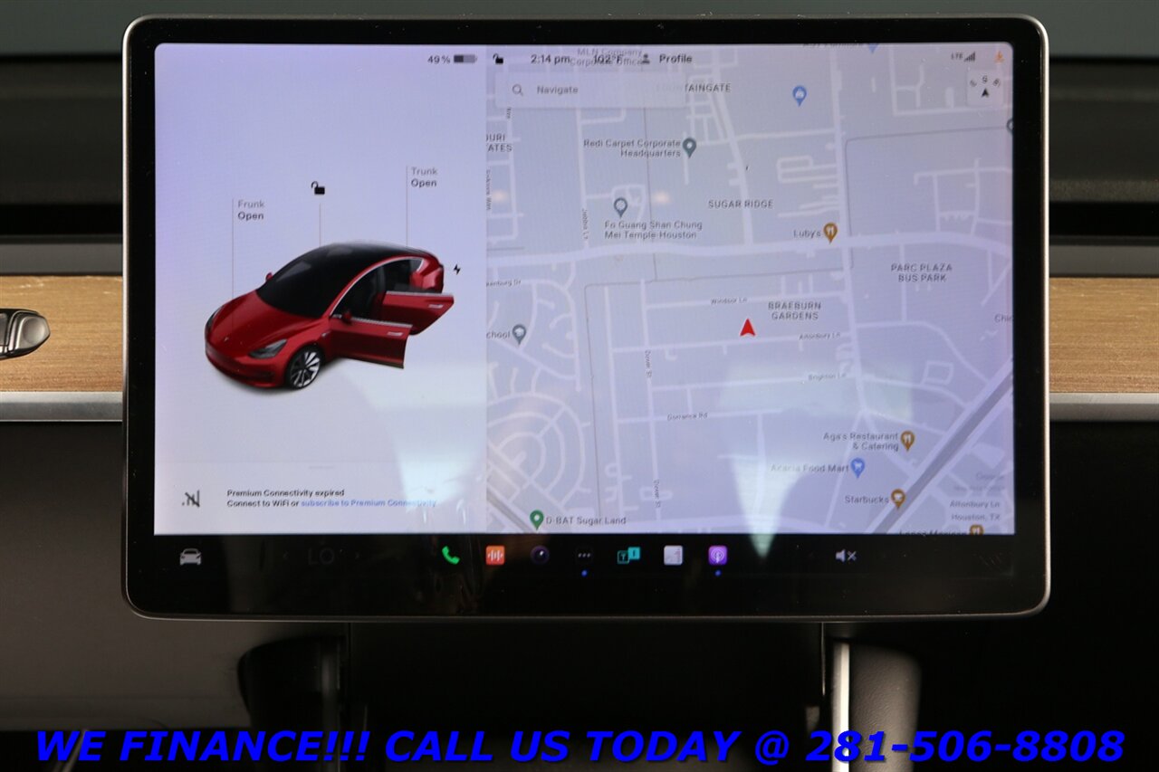 2018 Tesla Model 3 2018 Long Range AUTOPILOT NAV PANO CAMERA 71K   - Photo 15 - Houston, TX 77031