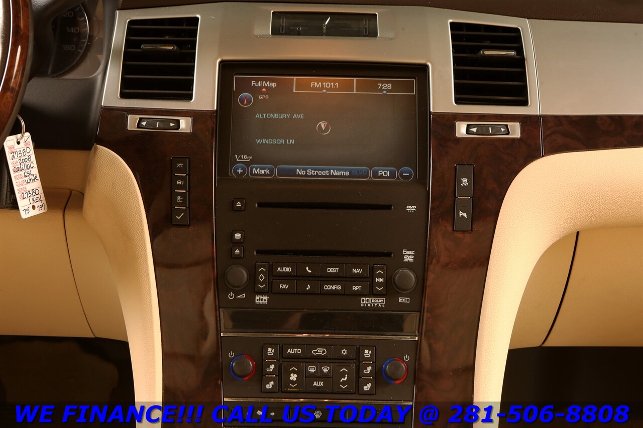 2008 Cadillac CADILLAC ESCALADE AWD ULTRA LUXURY COLLECTION NAV DVD BOSE 75K LOW MILES   - Photo 16 - Houston, TX 77031
