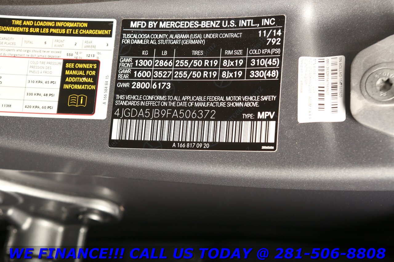 2015 Mercedes-Benz MERCEDES BENZ ML 350 NAVIGATION DVD JUST REDUCE $2000 FOR QUICK SALE   - Photo 30 - Houston, TX 77031